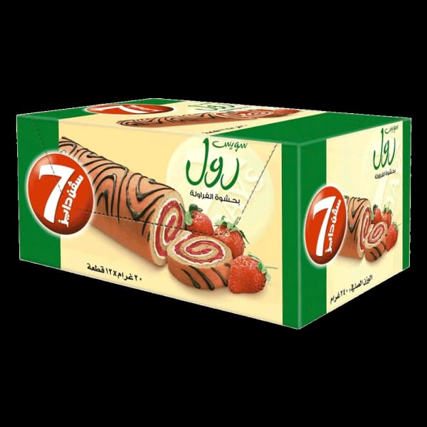 7Days فراولة Swiss-Roll